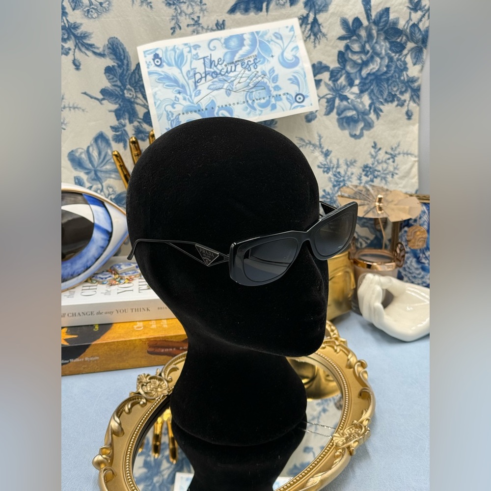 Prada Nwot Pr14ys Rectangular Acetate Frame & Wir… - image 2